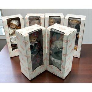 Lot of 6 Show Stoppers Dolls Children of All Nations Vintage in Box Peru Ireland